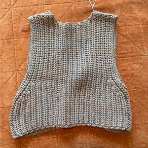 Free people sweater vest, size medium, never worn